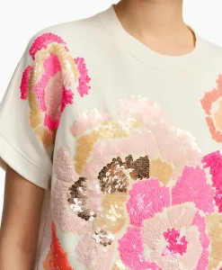 New Pullover Floraly Off White Dames Truien