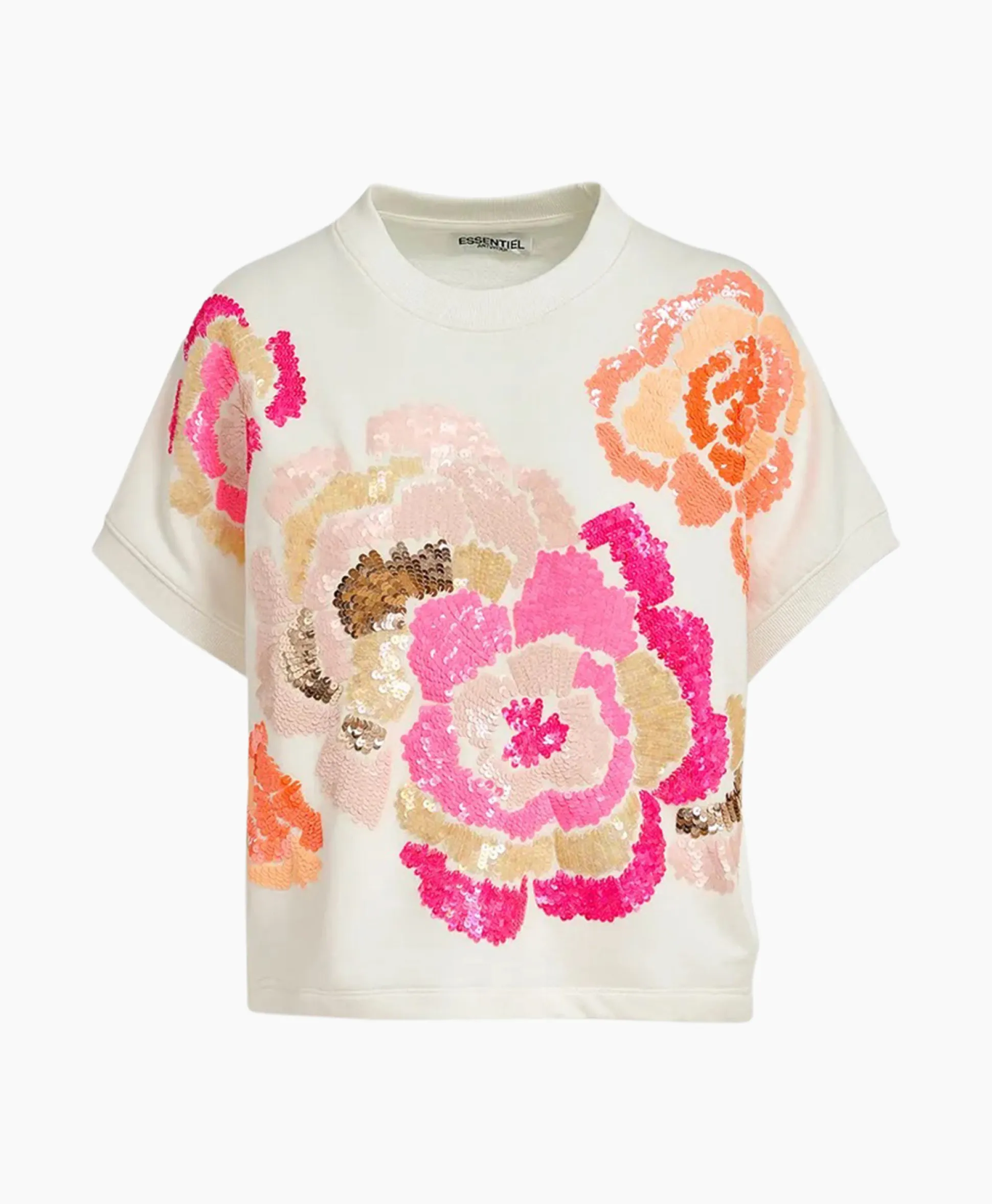 New Pullover Floraly Off White Dames Truien