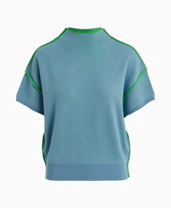 New Top Fabia Blauw Dames T-Shirts & Tops