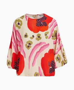 Sale Top Flowerpower Off White Dames T-Shirts & Tops