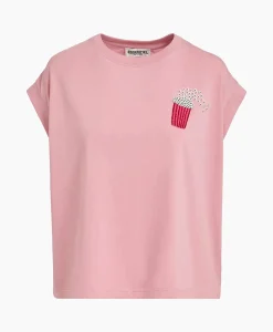 Cheap T-Shirt Korte Mouw Faustina Rood Dames T-Shirts & Tops