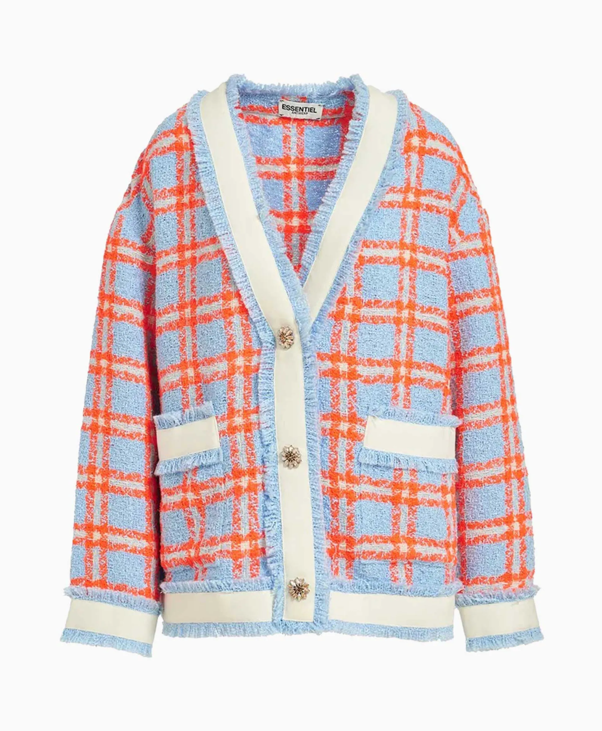 Clearance Vest Folivia Blauw Dames Vesten