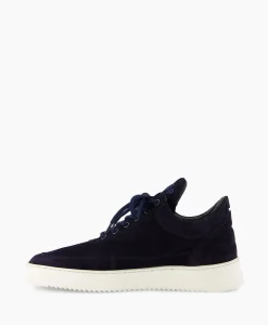 Cheap Sneaker Low Top Suede Navy Donker Blauw Heren Sneakers