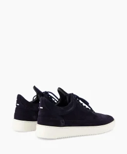 Cheap Sneaker Low Top Suede Navy Donker Blauw Heren Sneakers
