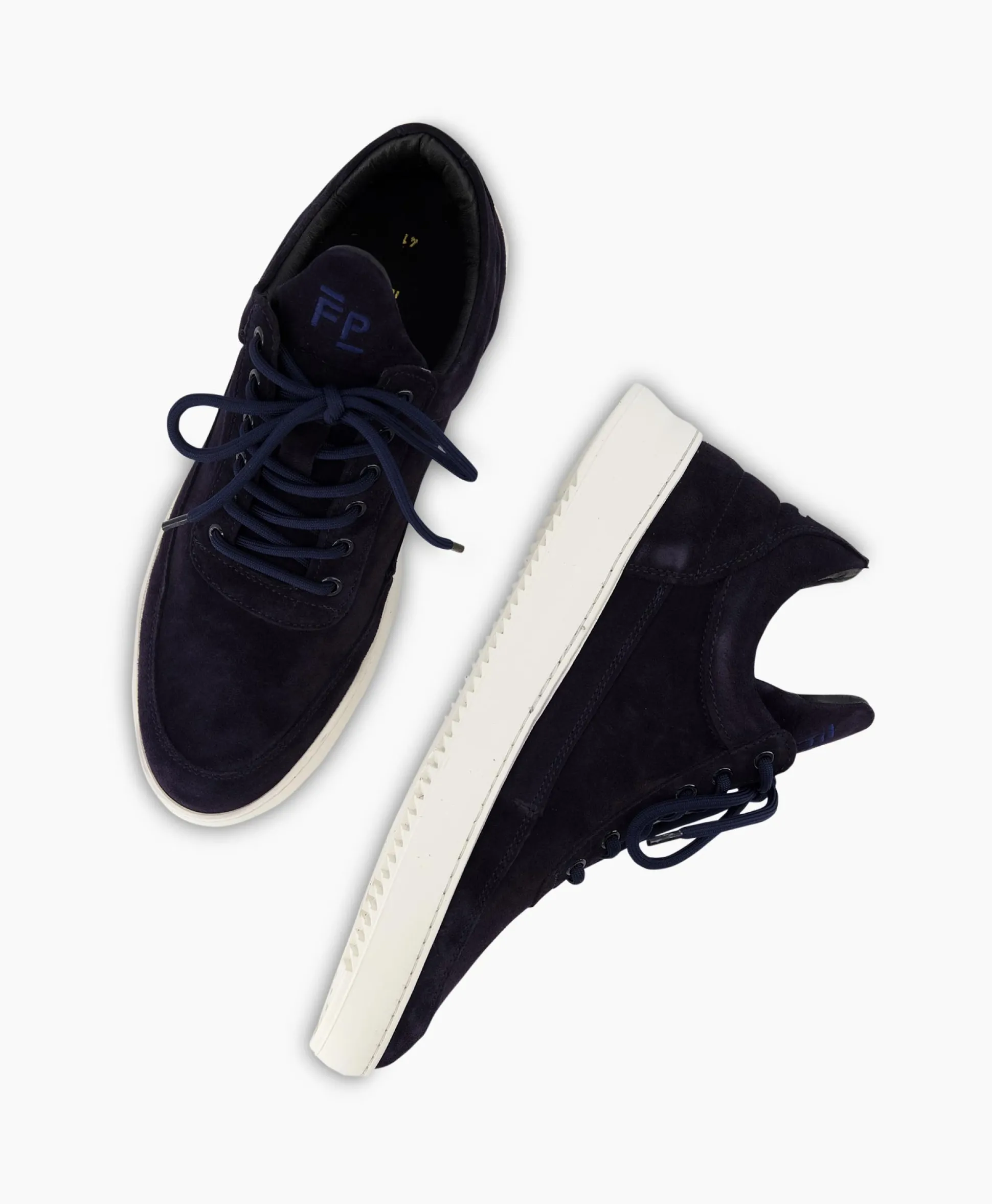 Cheap Sneaker Low Top Suede Navy Donker Blauw Heren Sneakers