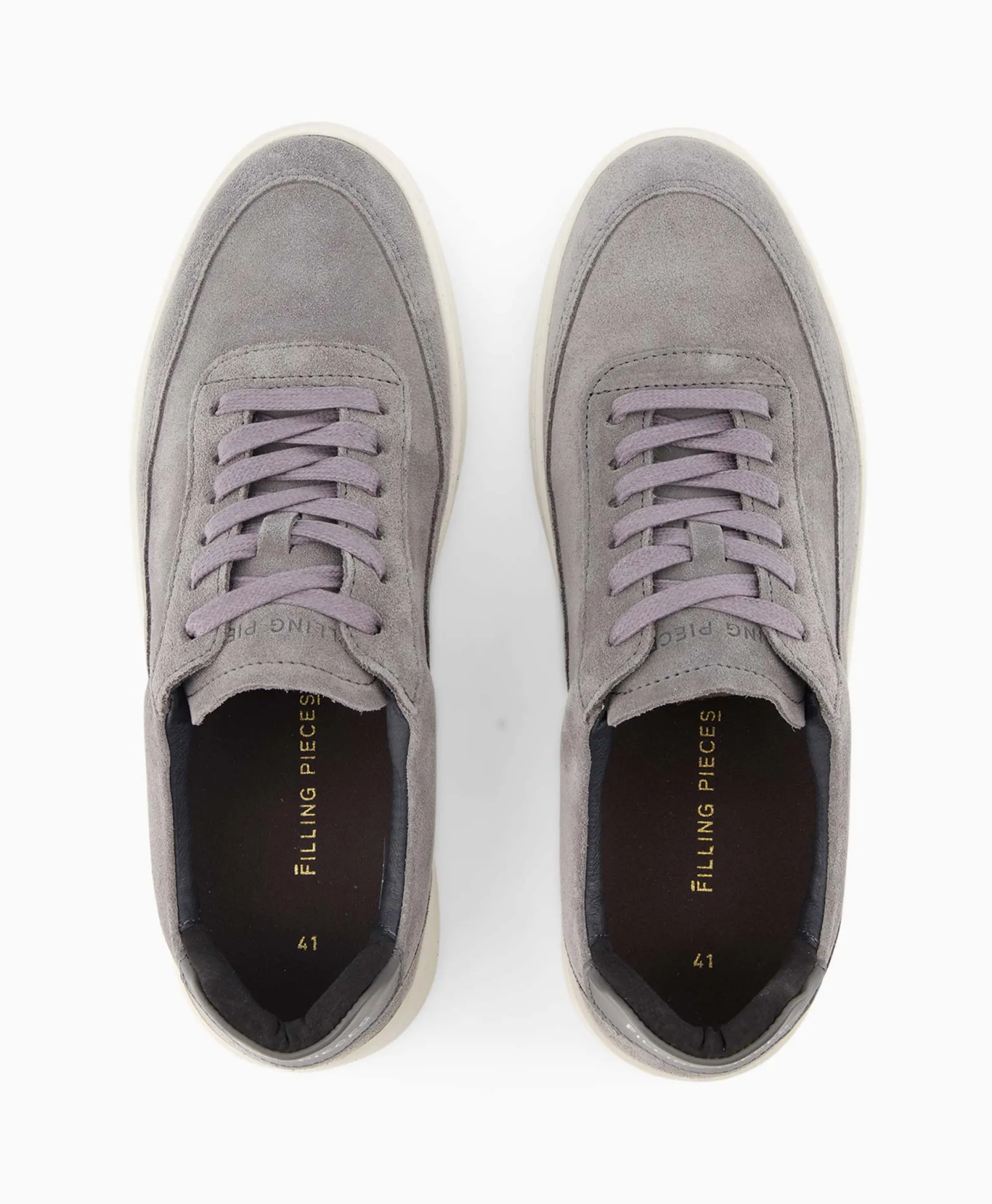 New Sneaker Mondo Suede Organic Grijs Heren Sneakers