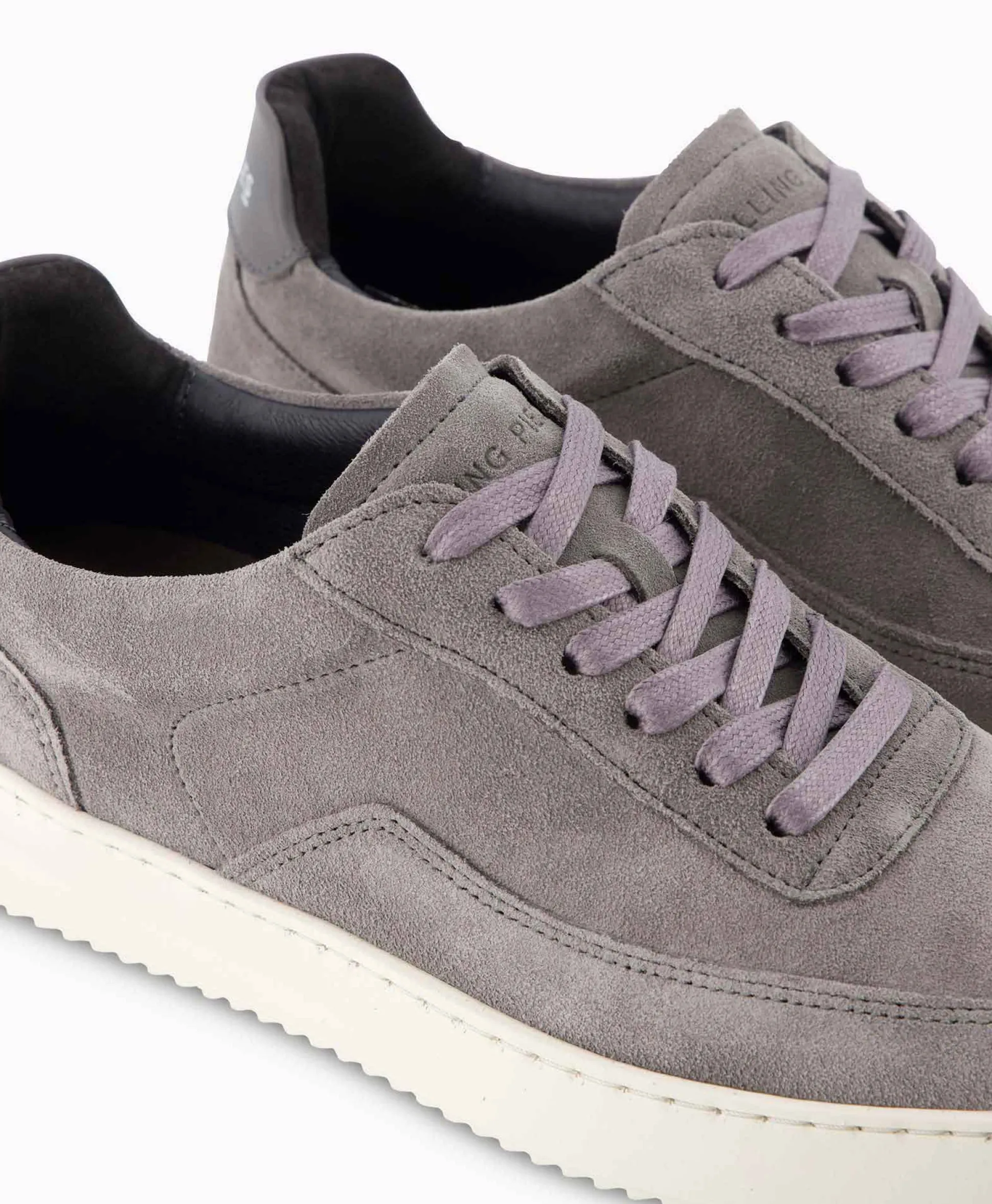 New Sneaker Mondo Suede Organic Grijs Heren Sneakers