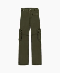 Outlet Flaneur Cargobroek Phone Pocket Groen Heren Broeken