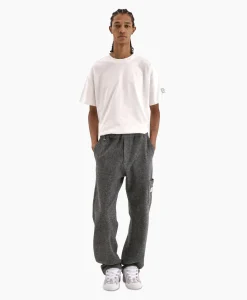 Outlet Flaneur T-Shirt Korte Mouw Atelier Sleeve Emblem Wit Heren T-Shirts