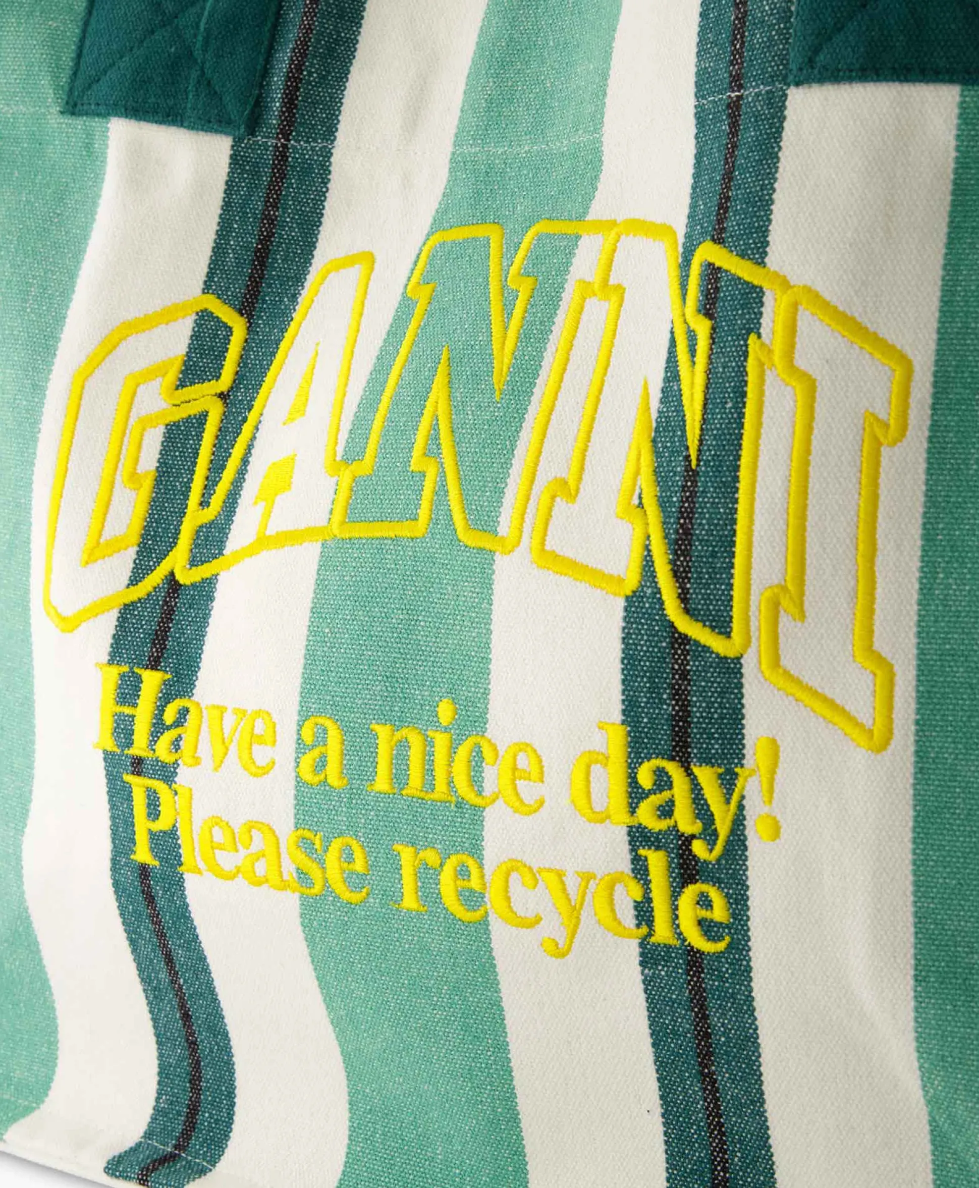 Flash Sale Shopper Large Easy Stripes Groen Dames Tassen