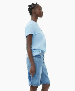 Best T-Shirt Korte Mouw Thin Jersey Loveclub Relaxed Licht Blauw Dames T-Shirts & Tops