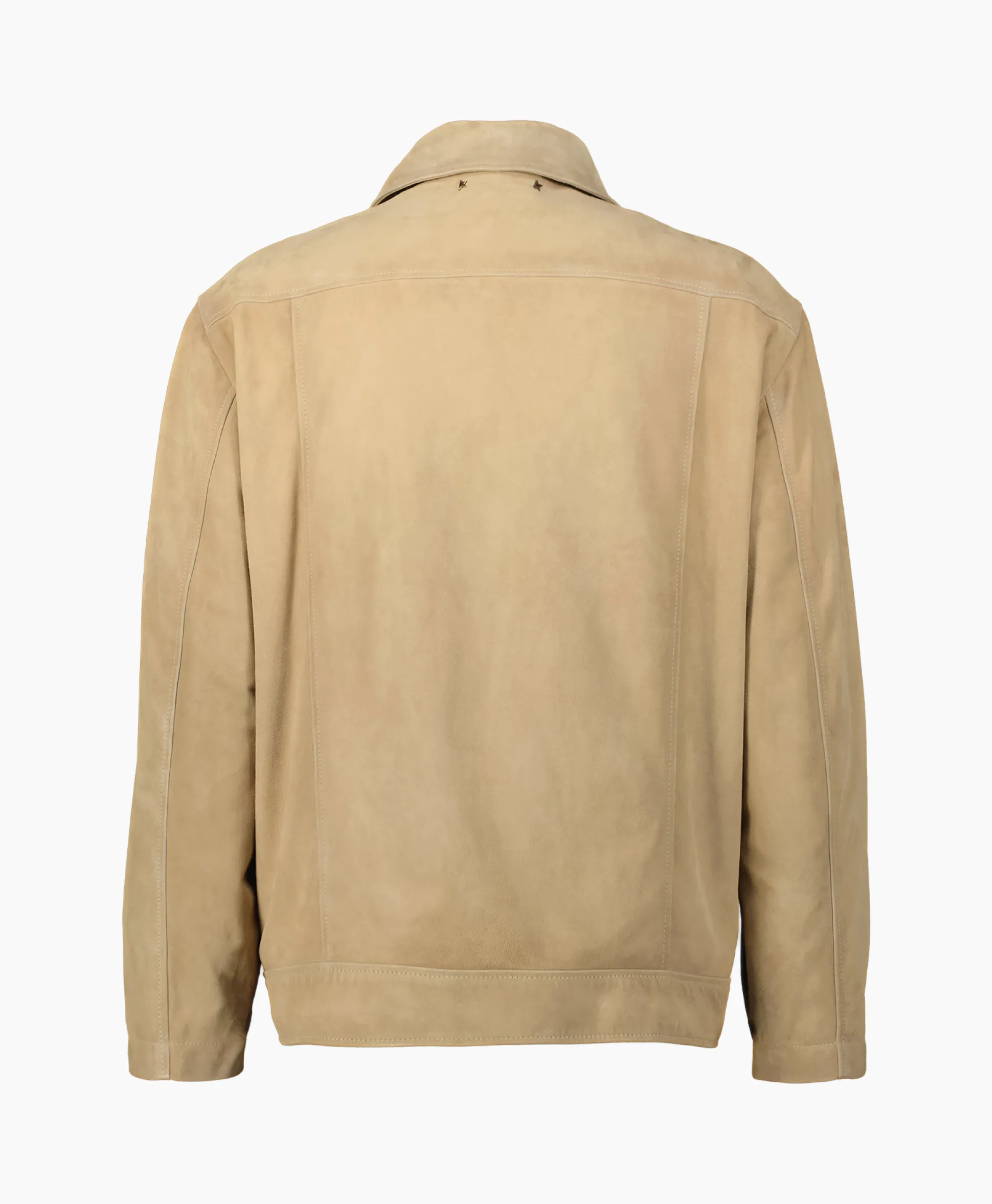 Cheap Jack Journey M's Full Zip Coach Waxed Leather Taupe Heren Jassen