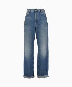 Clearance Jeans Golden W's Kim Medium Stone Washed Blauw Dames Broeken