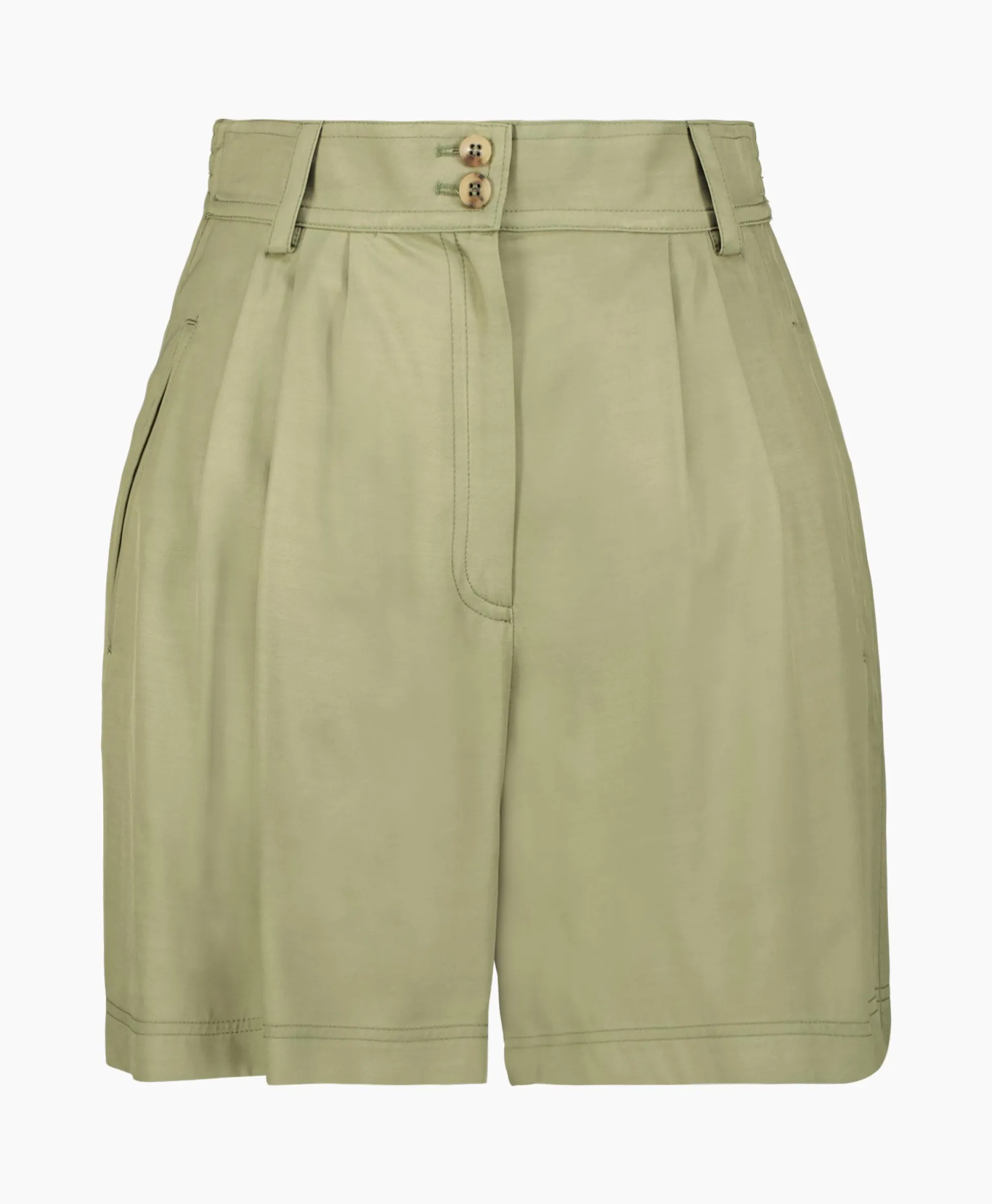 Best Korte Broek Journey W's Pleated Leilah Fluid Visco Khaki Dames Broeken
