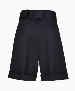 Fashion Korte Broek Golden W's Short Compact Gabardine Woo Donker Blauw Dames Broeken