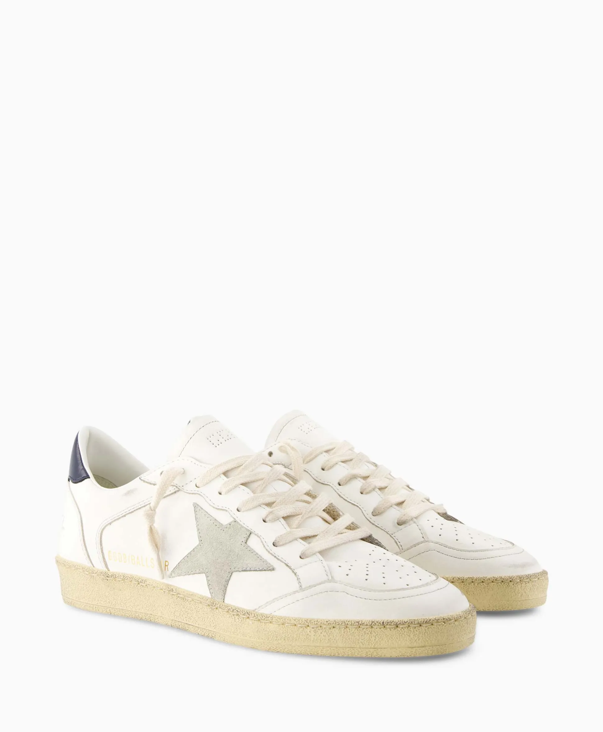 New Sneaker Ballstar Leather Upper Suede Star Shiny Le Off White Heren Sneakers