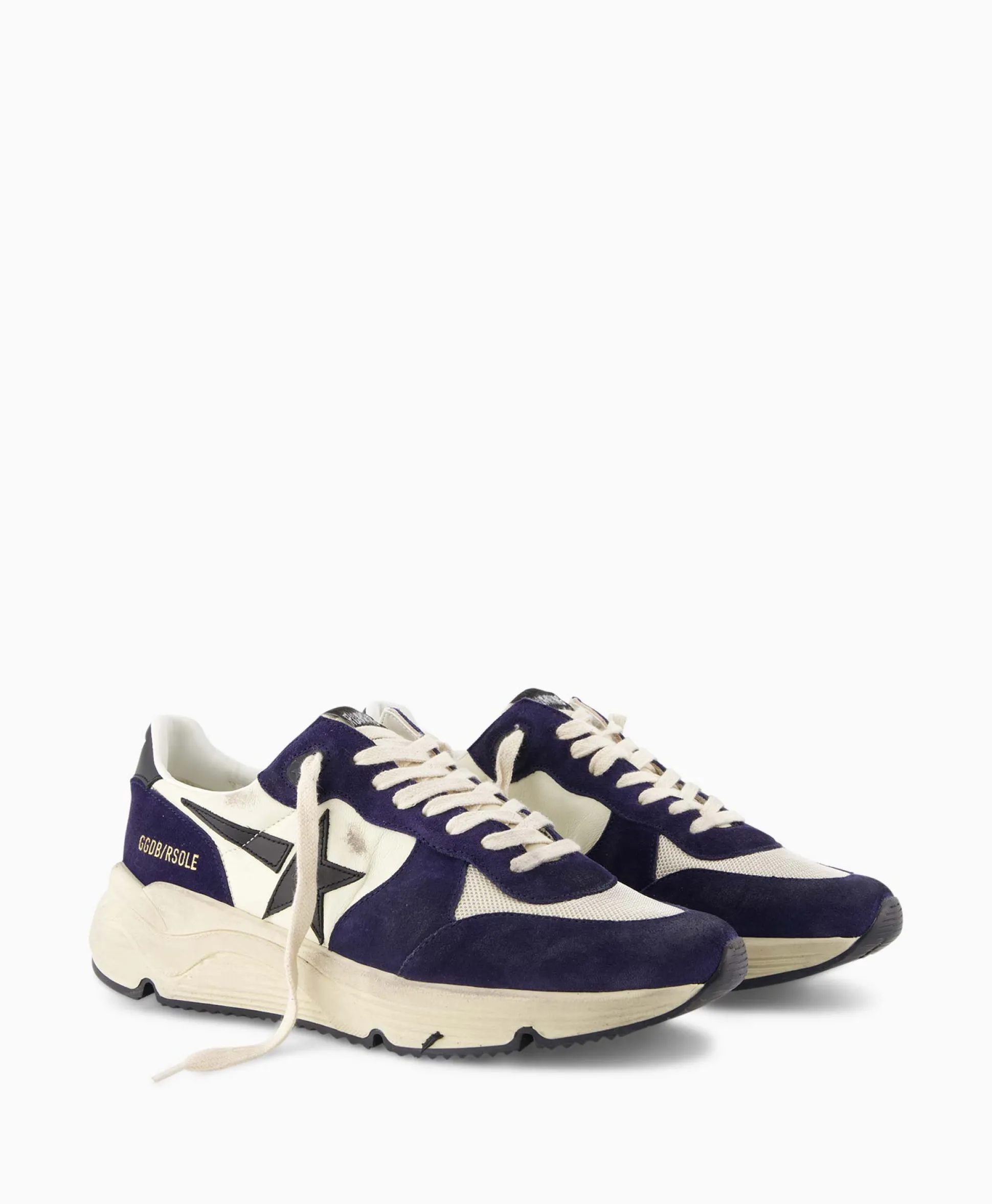 Cheap Sneaker Running Sole Nappa Upper Leather Star Andzwart Heren Sneakers