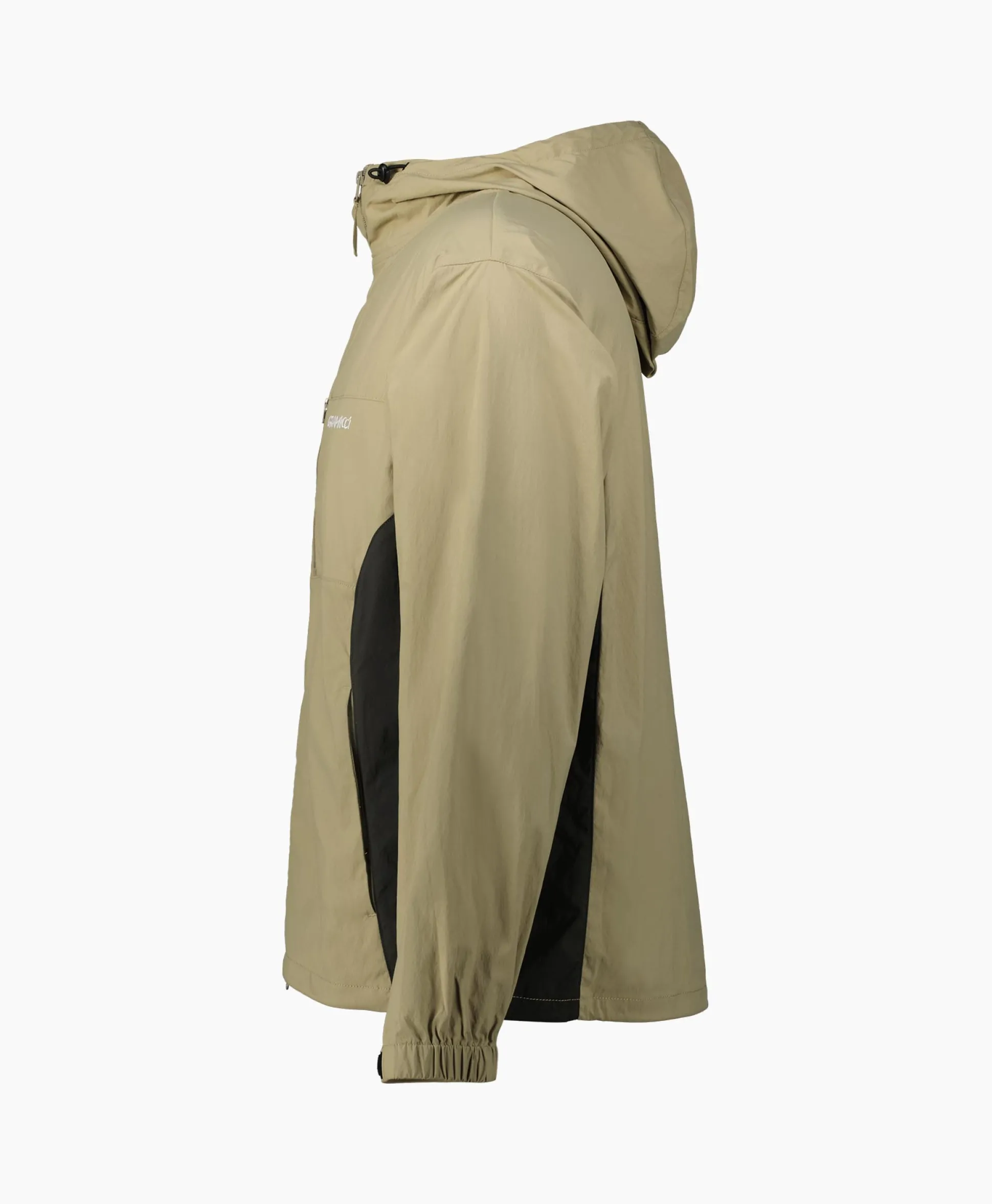 Outlet Jack Softshell Nylon Hooded Taupe Heren Jassen