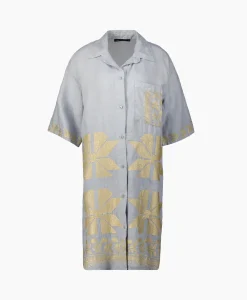 Flash Sale Maxi Jurk Aeolis Pocket Licht Grijs Dames Bruiloftskleding