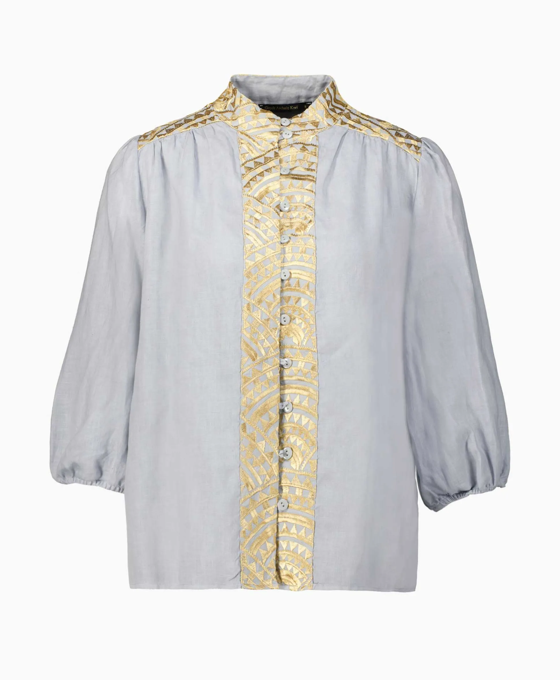 Outlet Top New All Over 3/4 Sleeves Licht Grijs Dames T-Shirts & Tops