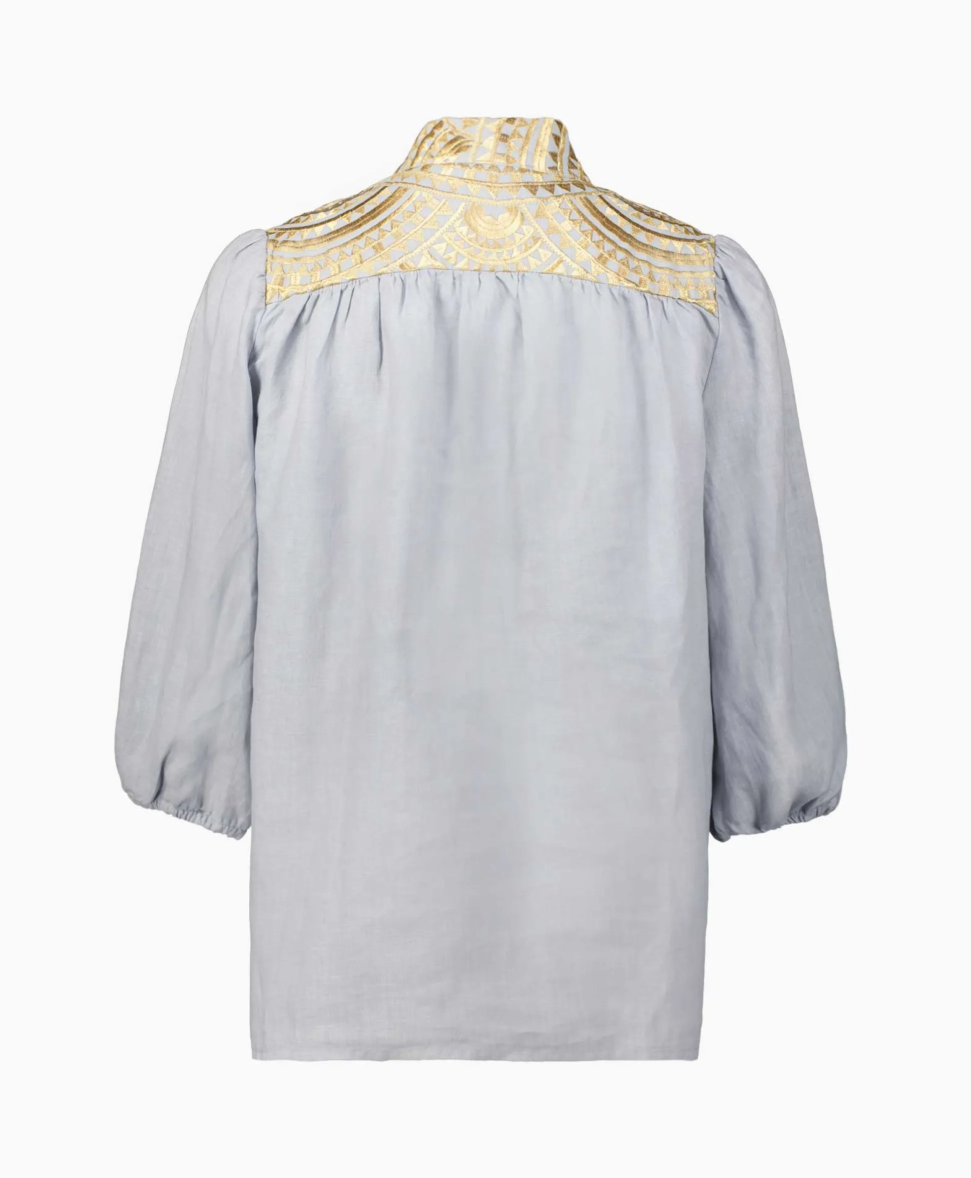 Outlet Top New All Over 3/4 Sleeves Licht Grijs Dames T-Shirts & Tops