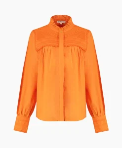 Clearance Harper & Yve Blouse Yasmin-Ls Oranje Dames Blouses