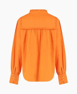 Clearance Harper & Yve Blouse Yasmin-Ls Oranje Dames Blouses
