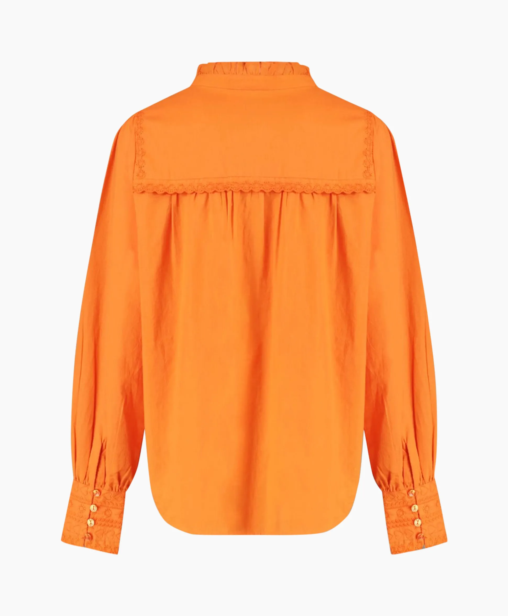 Clearance Harper & Yve Blouse Yasmin-Ls Oranje Dames Blouses