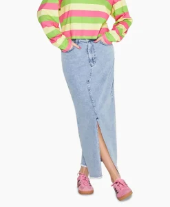 Shop Harper & Yve Midi Rok Yve-Sk Licht Blauw Dames Rokken