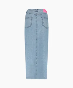 Shop Harper & Yve Midi Rok Yve-Sk Licht Blauw Dames Rokken