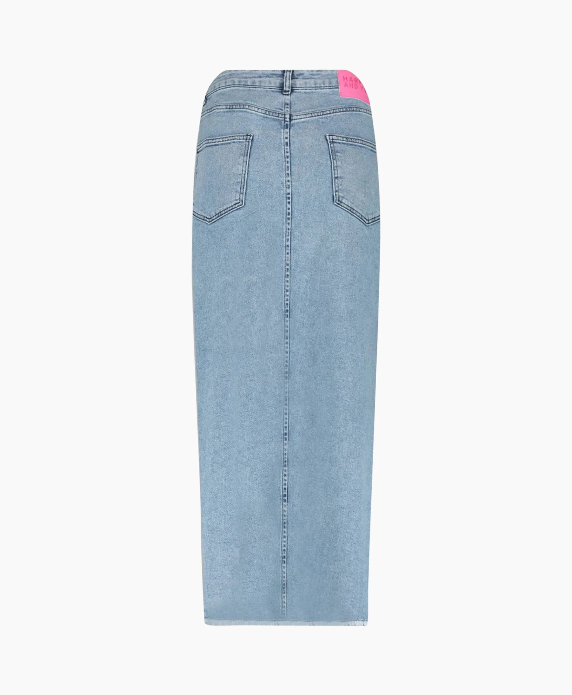 Shop Harper & Yve Midi Rok Yve-Sk Licht Blauw Dames Rokken