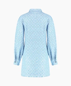 Fashion Harper & Yve Mini Jurk Flo-Dr Licht Blauw Dames Jurken