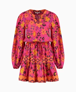 Flash Sale Harper & Yve Mini Jurk Max-Dr Roze Dames Jurken