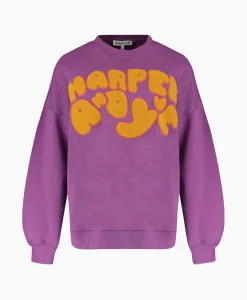 Sale Harper & Yve Pullover Logo-Sw Paars Dames Truien