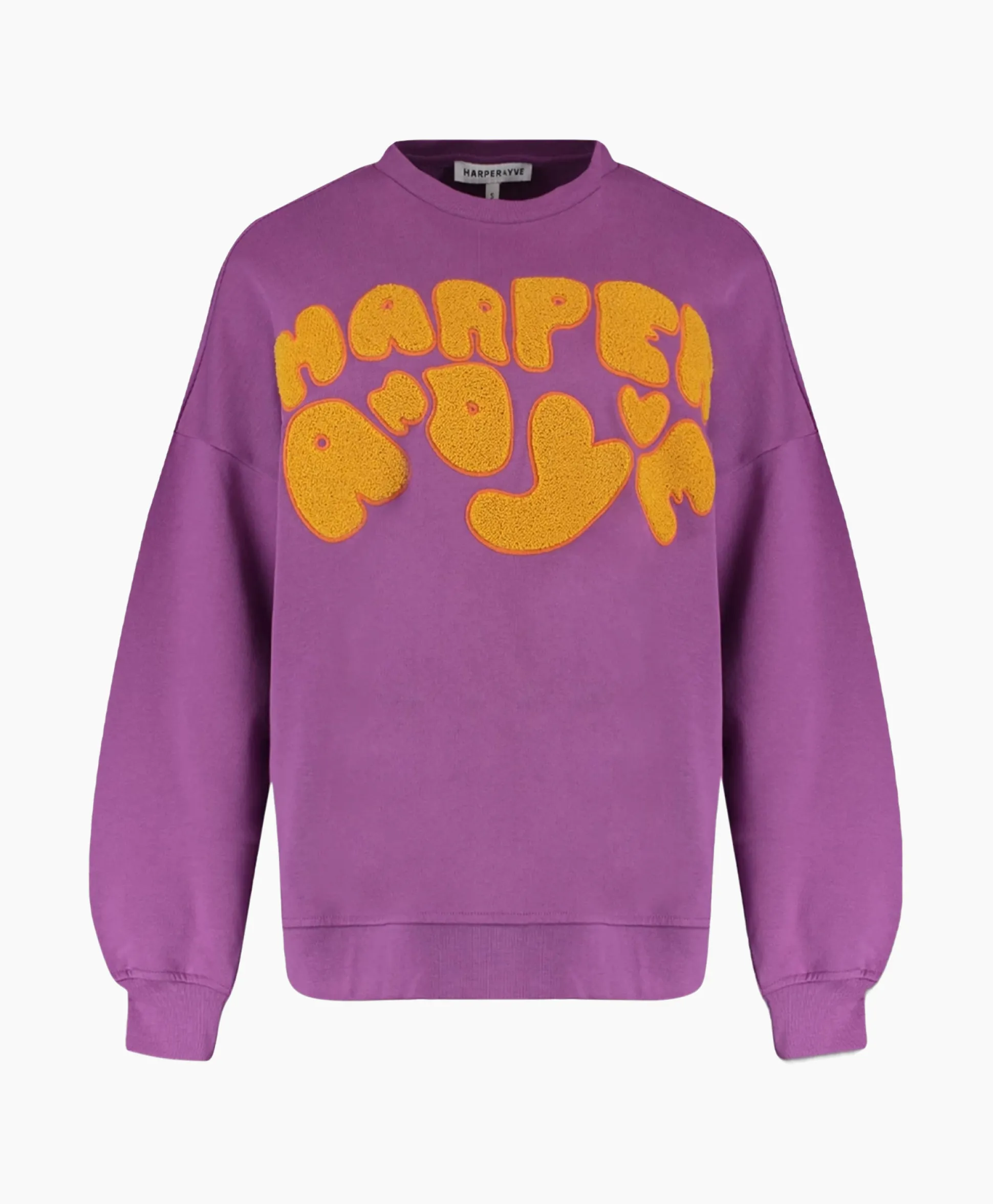 Sale Harper & Yve Pullover Logo-Sw Paars Dames Truien