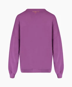 Sale Harper & Yve Pullover Logo-Sw Paars Dames Truien