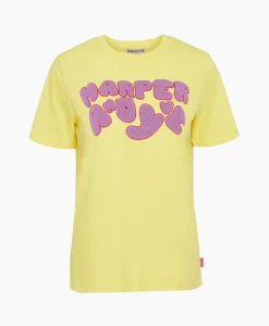 Sale Harper & Yve T-Shirt Korte Mouw Logo-Ss Licht Groen Dames T-Shirts & Tops