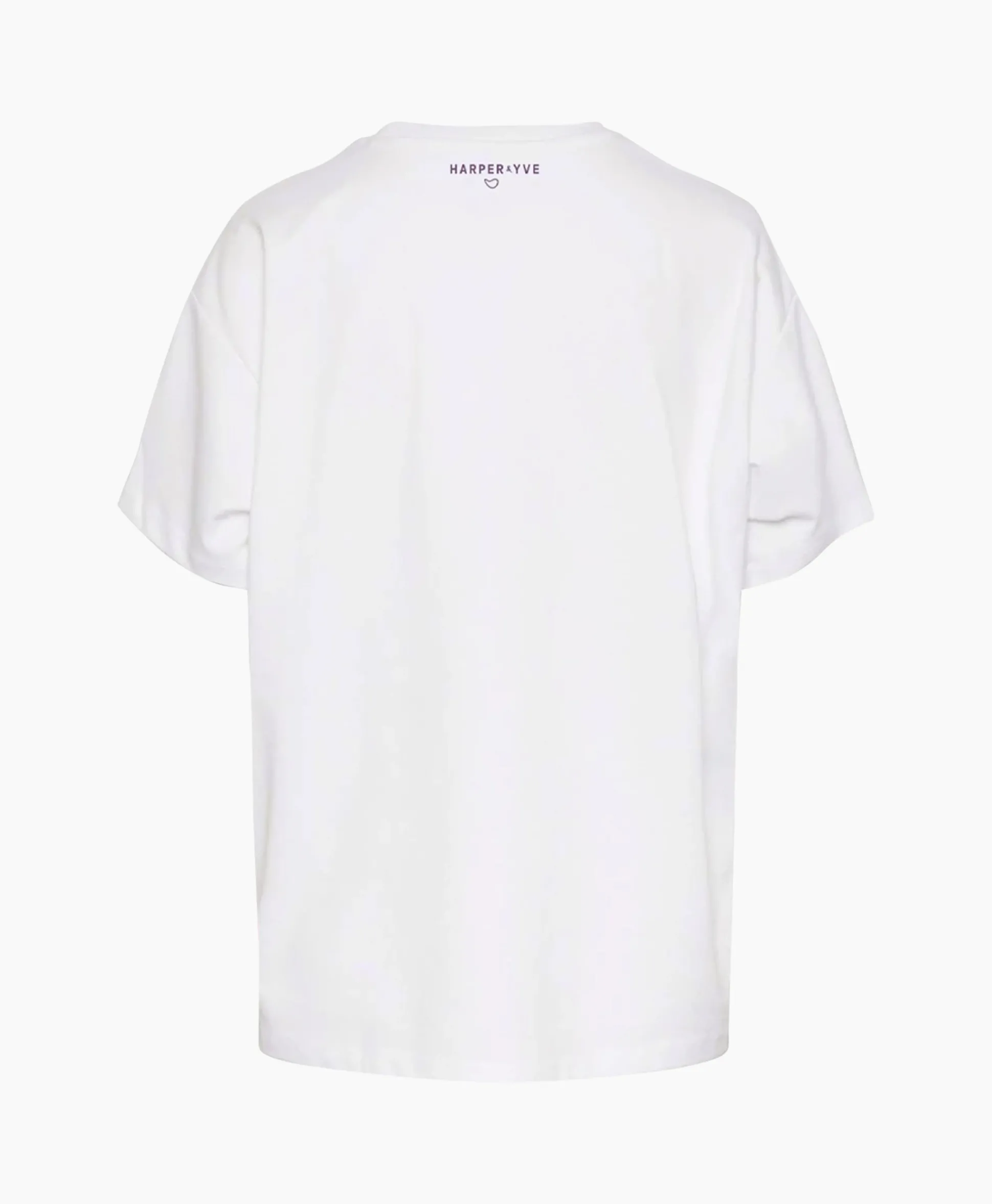 Clearance Harper & Yve T-Shirt Korte Mouw Logo-Ss Off White Dames T-Shirts & Tops