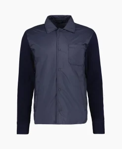 Online Jack Camicia In Nuage Imbottito E Mag Donker Blauw Heren Jassen