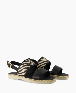 Fashion Sandaal Sandalo Zwart Dames Sandalen