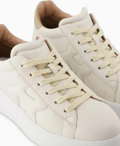 Online Sneaker Rebel Ecru Dames Sneakers