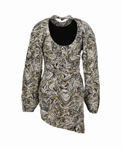 Fashion Mini Jurk Francia Beige Dames Jurken