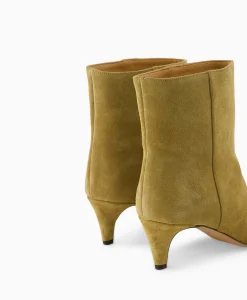 Cheap Enkellaars Daxi-Ga Taupe Dames Laarzen