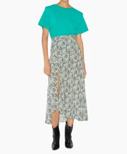 Hot Maxi Rok Sakura-Ga Ecru Dames Rokken