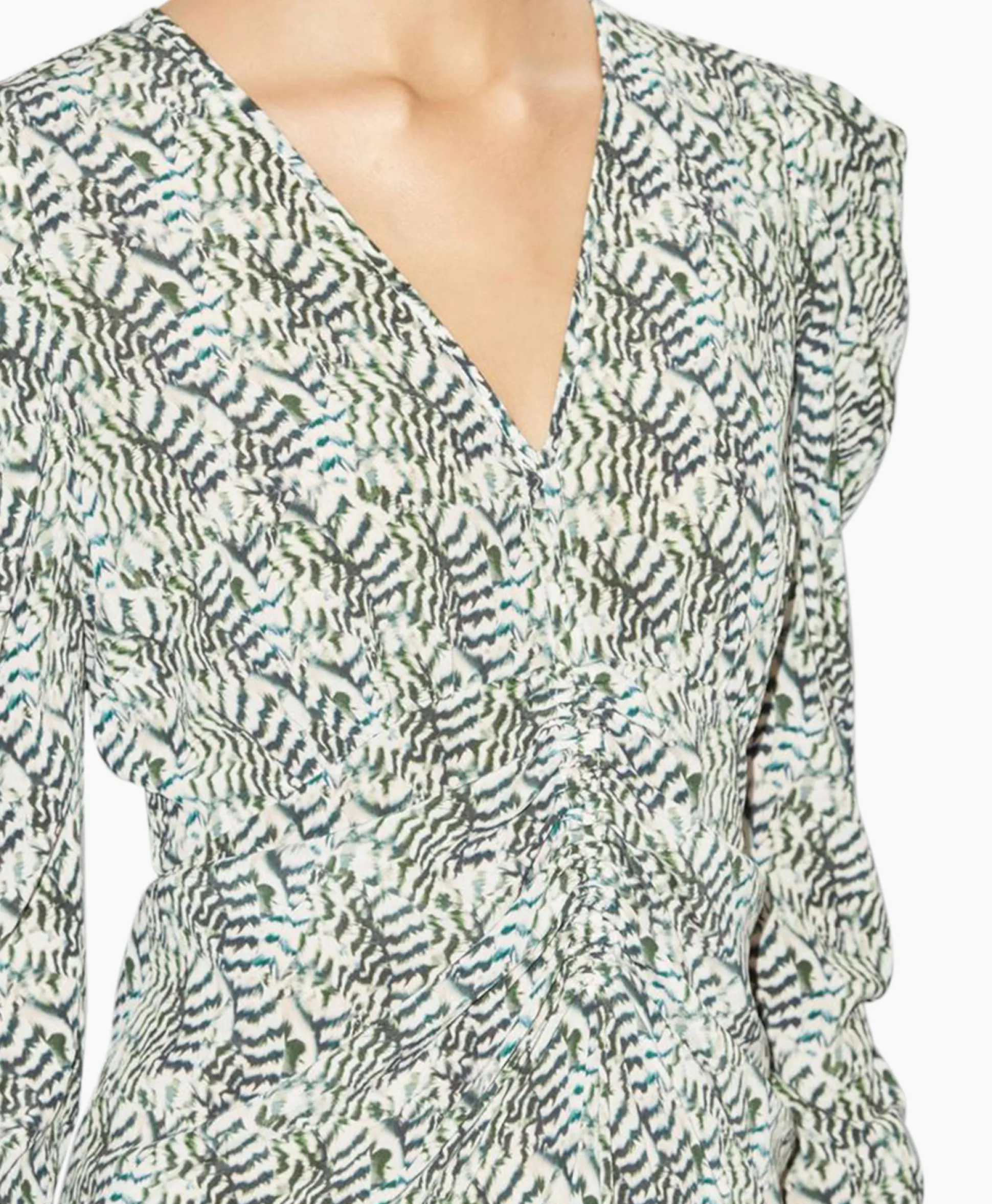 Sale Midi Jurk Albini-Ga Ecru Dames Bruiloftskleding