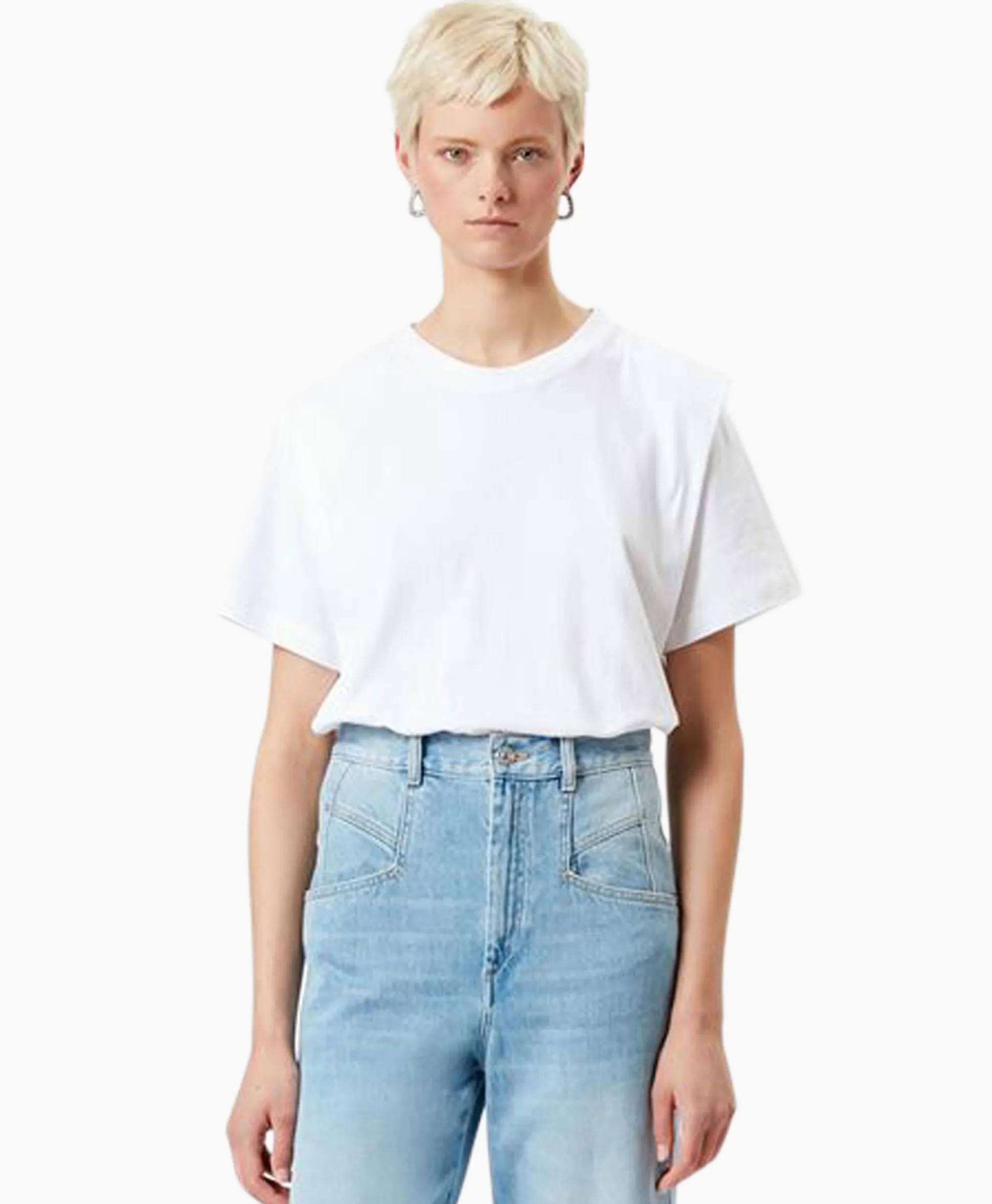 Shop T-Shirt Korte Mouw Zelitos-Ga Wit Dames T-Shirts & Tops