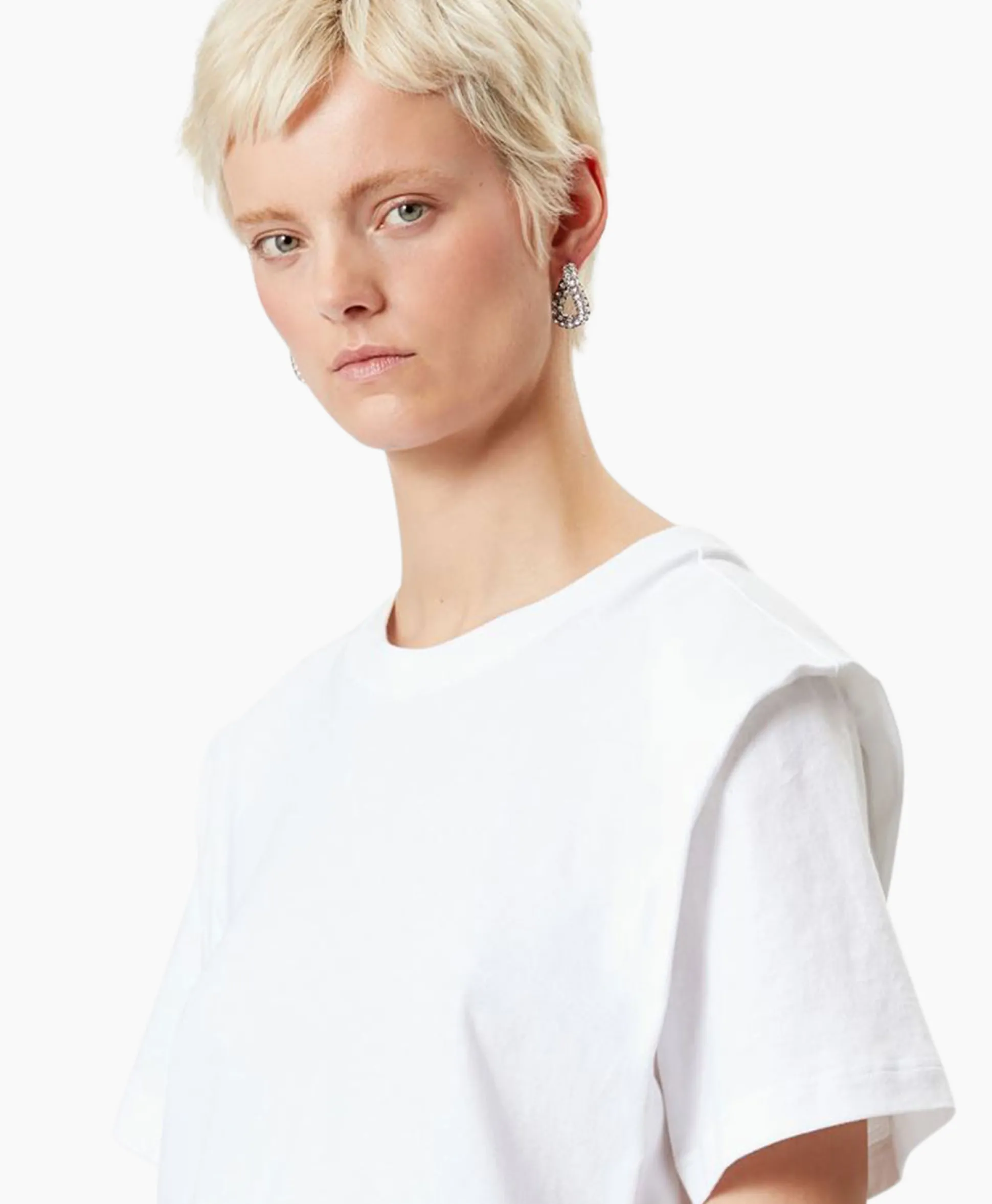 Shop T-Shirt Korte Mouw Zelitos-Ga Wit Dames T-Shirts & Tops