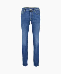 Best Sale Jeans Pant 5 Pkt Slim Fit Bard Blauw Heren Broeken