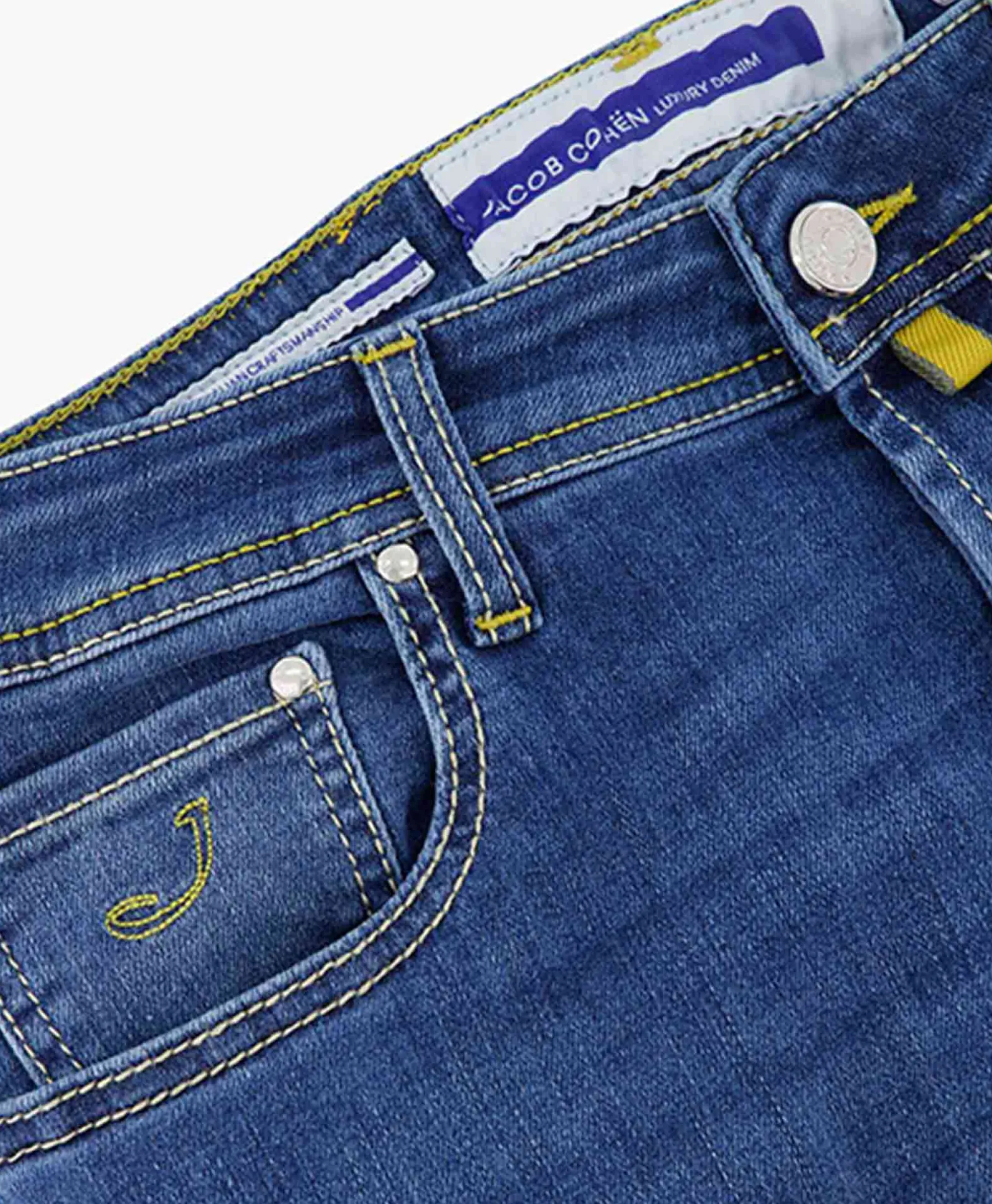 Best Sale Jeans Pant 5 Pkt Slim Fit Bard Blauw Heren Broeken