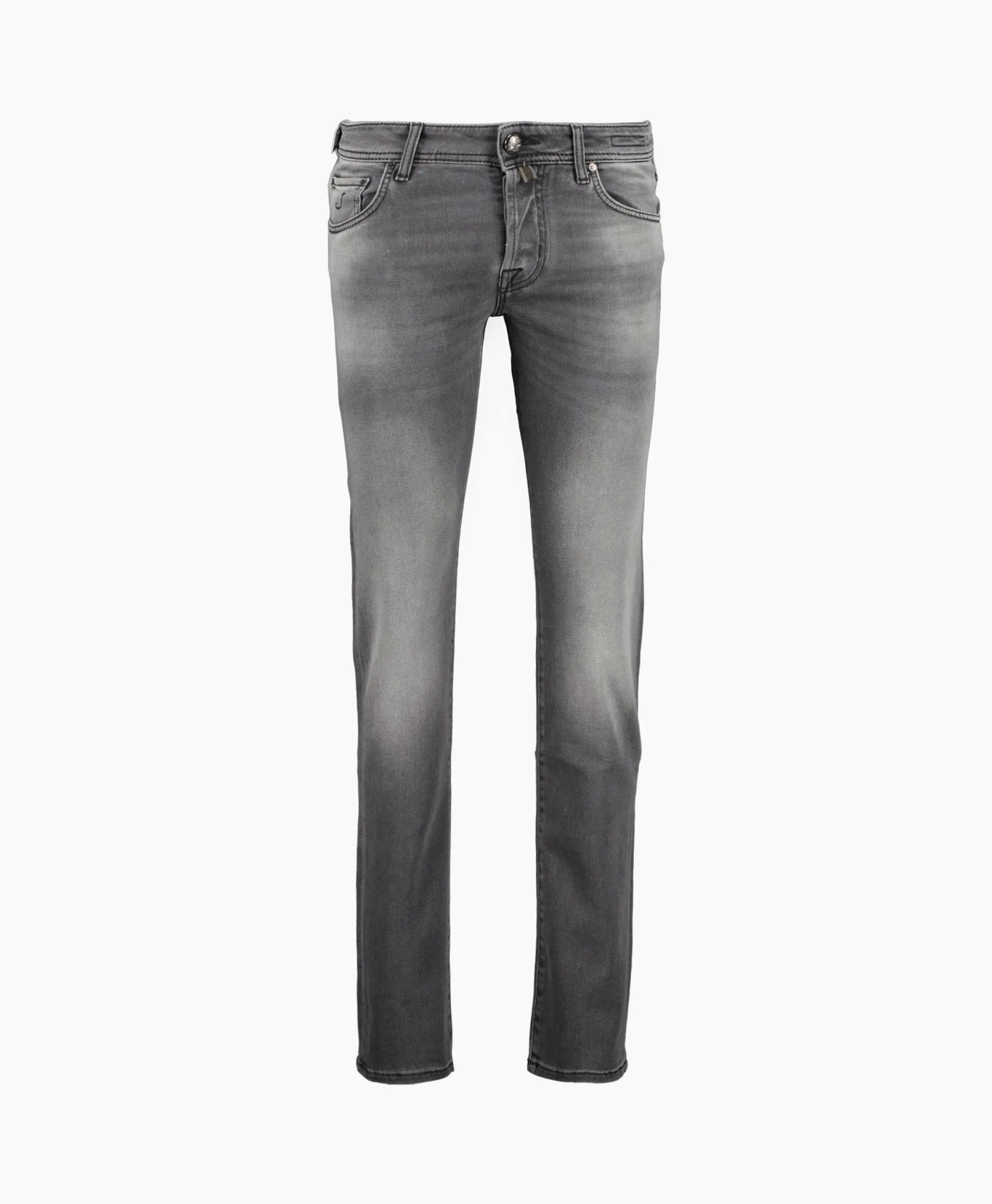 Discount Jeans Pant 5 Pkt Slim Fit Nick Grijs Heren Broeken